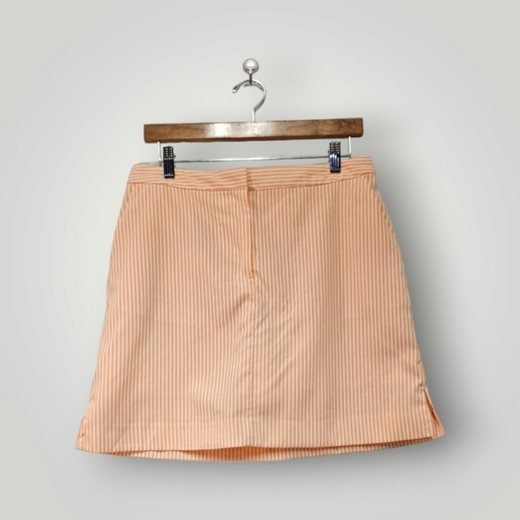 Izod Skort Womens 8 Skirt Golf Cool‎ FX Striped Activewear Performance New - Picture 1 of 9